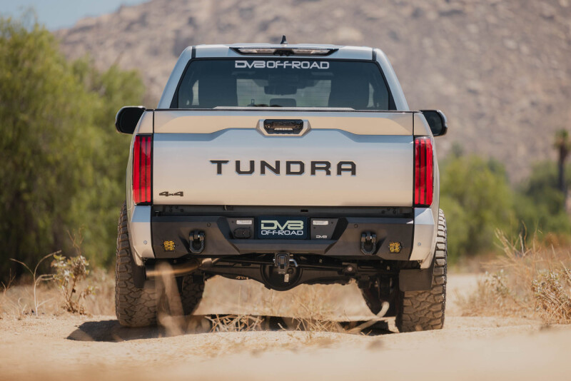 Toyota Tundra Rear Bumper - DV8 Offroad - Spec Series, Mid-Width, Steel - Black - `22-`26